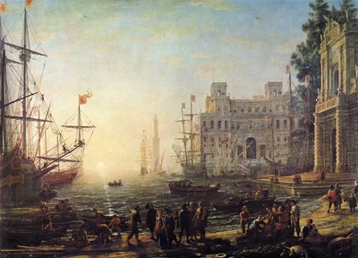 Harbour View with the Villa Medici by Claude Lorrain